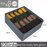 elvesmall Socks Underwear Organizer Storage Box Cabinet Drawer Organizer Socks Bra Underwear Organizer Wardrobe Clothes Storage Organizer