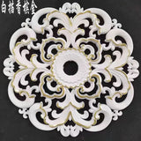 elvesmall Decorative Materials Floral Furniture Background Wall Decked With European Lamp Pool Ceiling Decoration Accessories