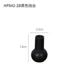 elvesmall Ceramic Candle Holder Nordic Style Taper Candlesticks Holder for Centerpieces Wedding Decorations Black White Color