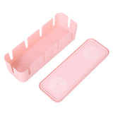 elvesmall Cable Storage Box Power Strip Wire Case Anti Dust Charger Socket Organizer Network Line Storage Bin Charger Wire Management