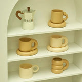 elvesmall  -  Korean Style Ceramic Mug Coffee Cups Home Office Tea Cup Coffee Cups Korean Mug Nordic Home drinkware Japan Mug