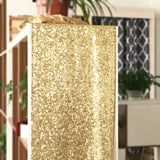 elvesmall  Sparkly Rose Gold Event Party Supplies Fabric Sequin Table Runner Decorations for Holiday Wedding Birthday Christmas Cloth Decor
