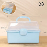 elvesmall Multi-layer Hairpin Storage Box Cute Girls Jewellery Box Children's Hair Accessories Storage Box Toy Storage Box 악세사리 보관함