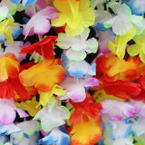 elvesmall 10Pcs Torpil Hawaiian Artificial Flower Necklace Aloha Luau Hawaii theme Party Garland Summer Beach Wedding Birthday Party Decor