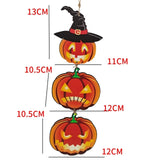 elvesmall 4pcs Horror Skull Foam Fake Tombstone Halloween Outdoor Ornaments Happy Halloween Party Decoration Props Haunted House Decors