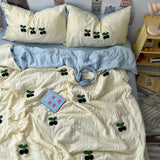 elvesmall Summer Quilt Set Summer Blanket Comforter Lightweight Coooling Household Machine Washable Suitable Cool and Refreshing