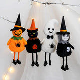 elvesmall Halloween Decorative Pendant Ghost Festival Pumpkin Witch Pendant Bar Haunted House Layout Props Happy Helloween Party Decor