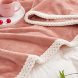 elvesmall  New Milk Velvet Autumn Winter Blanket for Bed Thick Flannel Weighted Blankets Soft Comfortable Warm Plush Blankets for Bed Sofa
