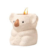 elvesmall Koala Scented Candles for Living Room Decoration Fragrance Candles in Jars with Wooden Wick Souvenirs for Guests