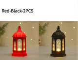 elvesmall Eid Decoration Light Eid Mubarak Lamp Ornament Islam Muslim Party Decor Supplies Ramadan Wind Lantern Decor for Home Party