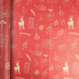 elvesmall  Christmas Gifts Wrapping Paper Snowflakes DIY Bag Kraft Paper Birthday Party Gift Card Holiday Packing Decoration Crafts Paper