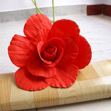 elvesmall 80CM Giant PE Foam Rose Simulation Flowers Branch Wedding Backdrop Decoration Peony Garden Wall Road Cited Stage Party Supply