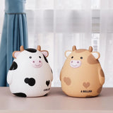 elvesmall New Cute Cartoon Image of Calf Resin Ornaments Children's Pet Money Box Home Decoration Children's Gifts Coin Bank