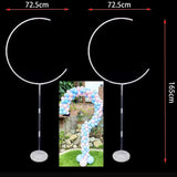 elvesmall Balloon Garland Round Balloon Stand Arch Baby Shower Kids Birthday Party Decorations Ballon Wreath Frame Wedding Party Supplies