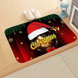 elvesmall  Christmas Decoration Rug Mat for Home Christmas Doormat Navidad Ornament New Year 2024 Gifts Xmas Party Decor Natal Noel