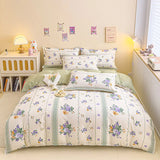 elvesmall Orange Pumpkin Duvet Cover Cartoon Style Bedding Set for Kids Girls Soft Microfiber Reversible Comforter Cover with 2 Pillowcase