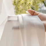 elvesmall   Voiles Tulle Curtain Top Quality luxury Chiffon White Curtains Drapes for Living Room Bedroom Decoration Window 230