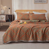 elvesmall  Stitch Bed duvets Cotton gauze Bed linen Comforter bedding set Jacquard summer Blanket Double bed quilt bedspreads and coverlets
