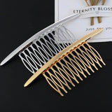 elvesmall Hair Side Combs French Hair Comb Straight Teeth Hair Clip Comb Twist Hair Comb Veil Comb Hair Accessories Jewelry