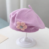 elvesmall Fashion New Princess Kids Girls Caps Berets Lovely Pearl Beanies Hats Spring Autumn Winter Toddler Girls Hats toddler girl