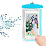 elvesmall Waterproof Phone Pouch Drift Diving Swimming Bag Underwater Dry Bag Case Cover For Phone Water Sports Beach Pool Skiing 6 inch