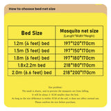 elvesmall  No-splice stent mosquito net bednet canopy Fully enveloped Square mosquito net