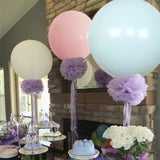 elvesmall 2PCS/packs 18 inch Macaron Pastel Balloons Jumbo Big Engagement Wedding Decoration Happy Birthday Air Candy Matte Balon