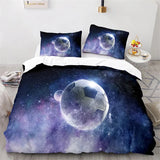 elvesmall Sports 3D Football Bedding Set And Pillow Case Double Size Household Textile Product Decoration Teenager Room Soccer Duvet Cover