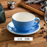 elvesmall  -  300ml Ceramic Breakfast Milk Cup American Coffee mug Set Afternoon Tea Cups Ceramic Water Cup tea mug coffee cup