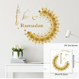 elvesmall Eid Window Stickers Ramadan Decoration Eid Mubarak Decor for Home  Ramadan Kareem Islam Muslim Party Supplies Eid Al-fitr