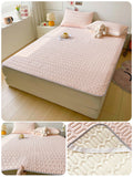 elvesmall   Latex mattress Summer mat Dust mat Air-conditioned mattress bedding set girl bedroom 120 150