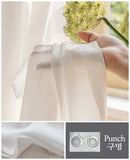 elvesmall   Voiles Tulle Curtain Top Quality luxury Chiffon White Curtains Drapes for Living Room Bedroom Decoration Window 230