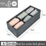 elvesmall Socks Underwear Organizer Storage Box Cabinet Drawer Organizer Socks Bra Underwear Organizer Wardrobe Clothes Storage Organizer