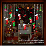 elvesmall Christmas Window Stick Cristmas Ornament Merry Christmas Decorations For Home Xmas Navidad Natal Gifts New Year