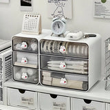 elvesmall Desktop Organizer Drawer Box Desk Pen Holder Hair Accessories Storage Shelf Cosmetic Stationery Storage Box Home School Office