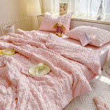 elvesmall  Summer quilt Comforter quilt Seersucker  household machine washable suitable Cool and refreshing  Blanket
