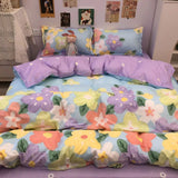 elvesmall American rural style small floral bedding set of four pieces fresh and fresh bedding set of three pieces student bed sheets