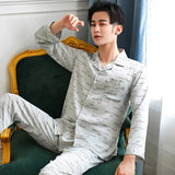 elvesmall  Brand Design Pajamas Men Summer Ice Silk Home Wear Set Male Thin Satin Sleep Clothing Night Suit Gentlemen Pyjamas Breathable