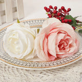 elvesmall  1pc Flower Napkin Rings for Wedding Table Decoration Pearl Rose Flower Napkin Ring Festival Party Home Decoration Ornaments