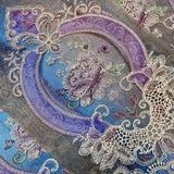 elvesmall Europe Luxury Light Embroidery Floral Sheer Curtain for Living Room Voile Drape Villa Window Treatment Custom