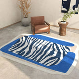 elvesmall  Trendy Modern Stripe IG Girly Living Room Carpet Nordic Home Large Area Bedroom Decoration Plush Fluffy High-quality Soft Rug