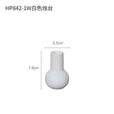 elvesmall Ceramic Candle Holder Nordic Style Taper Candlesticks Holder for Centerpieces Wedding Decorations Black White Color