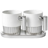 elvesmall  -  Lovers Mouthwash Toothbrush Cup Drink Water Coffee Mug Ceramic Cup Bathroom Storage Rack Tray Hotel Home Wash Toothbrush Cups