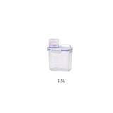 elvesmall Sealed Rice Barrel Kitchen Organizer Food Container For Grain Flour Rice Storage Box Transparent Organiser For Kitchen Convenien