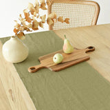 elvesmall  100% Pure Linen Table Runner Elegant Solid Colour Event Party Supplies Fabric Decor Placemat for Holiday Wedding Christmas Doily