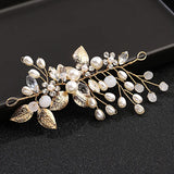 elvesmall Crystal Wedding Hair Combs Miraculous Women Headbands Accessories Flower Bridal Headpiece Clip Bride Jewelry Gift