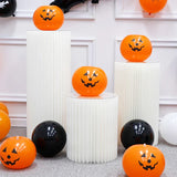 elvesmall 5/10PCS Halloween ThemeLantern Balloon Pumpkin Ghost Festival Lantern Balloon Pumpkin Balloon Halloween Party Decor Supplies