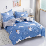 elvesmall Pink Spring Flowers Duvet Cover 100% Cotton Bedding Set Floral Quilt Cover with Zipper Closure 3pcs Wildflower Comforter Cover