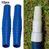 elvesmall 1/2pcs PVC Pool Hose Coupling For 1-1/4" And 1-1/2" Filter Connection Hoses Swimming Pool Vacuums Cleaning Accessories