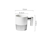 elvesmall  -  Lovers Mouthwash Toothbrush Cup Drink Water Coffee Mug Ceramic Cup Bathroom Storage Rack Tray Hotel Home Wash Toothbrush Cups